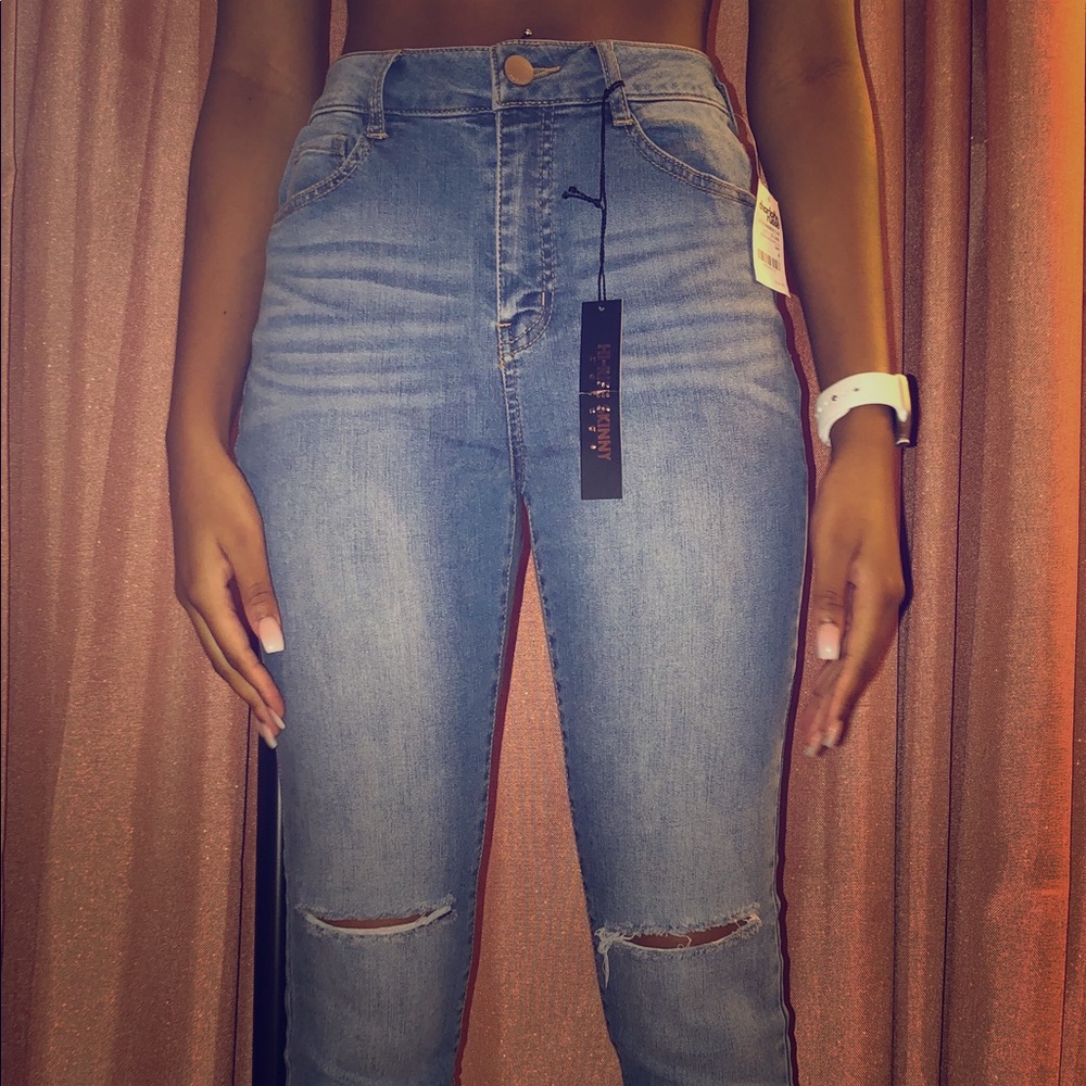 Charlotte Russe High-Rise Skinny Jeans